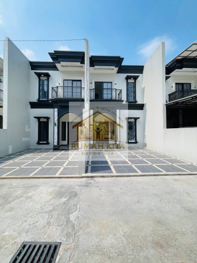 Fasad / Tampak Depan — Rumah 2 Lantai di Grand Depok City Anti Macet